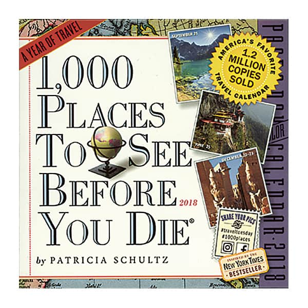 1,000 Places to See Before You Die 2018 Page-a-Day Calendar