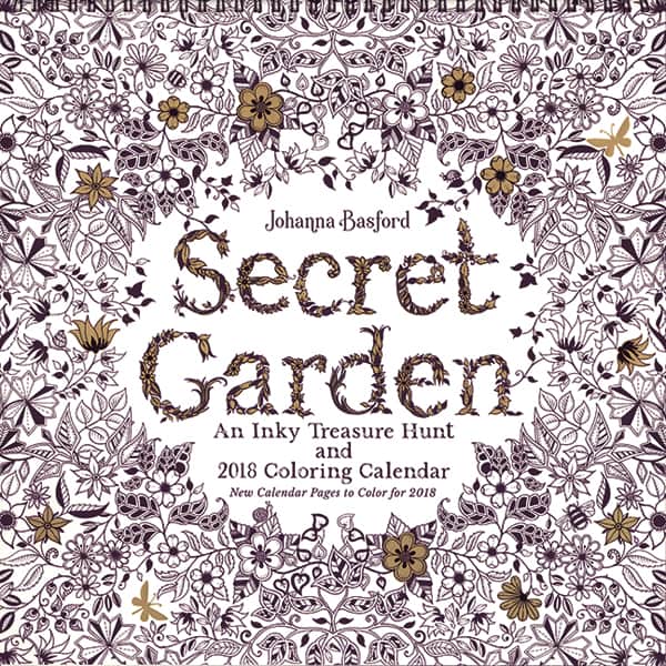 Secret Garden 2018 Wall Calendar