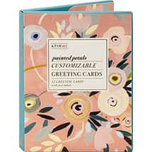 Alternate image Painted Petals Customizable Greeting Cards