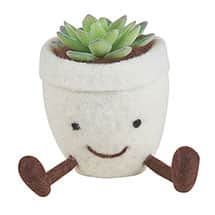 Alternate image Felted Faux Succulent Sitters