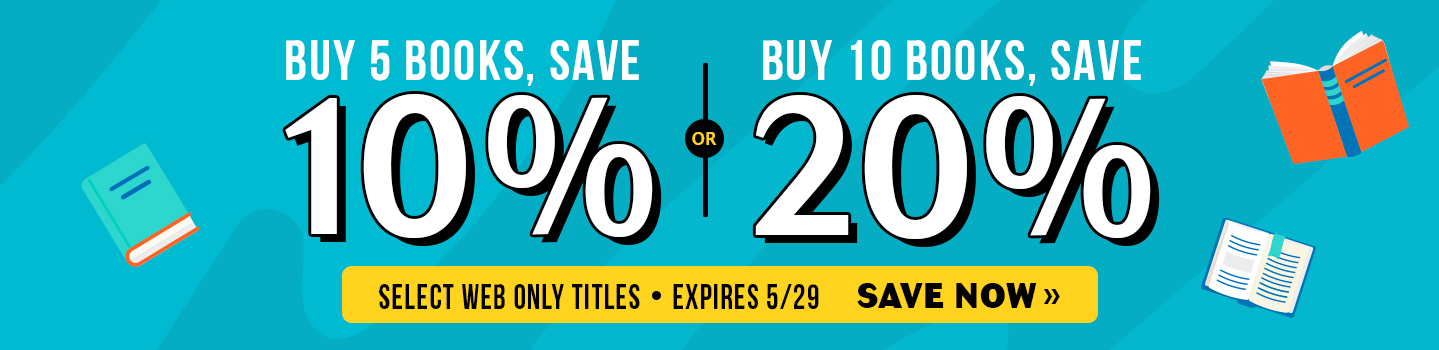 Buy 5 Books, Save 10%. Buy 10 Books, Save 20%. Discount applies in cart.