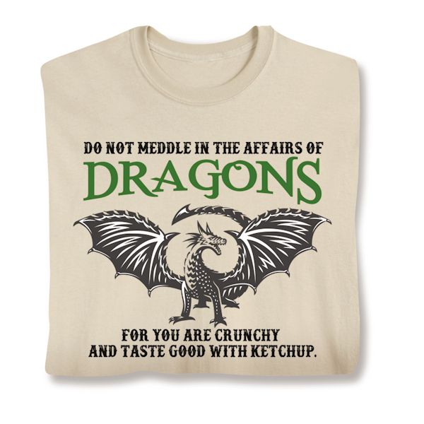 Product image for Do Not Meddle In The Affair Of Dragons T-Shirt