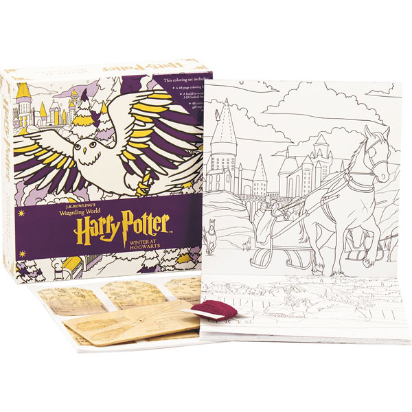 Harry Potter: A Winter At Hogwarts: A Magical Coloring Set | Daedalus