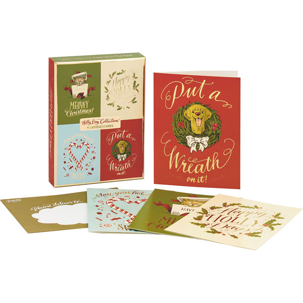 Holly Day Collection Deluxe Holiday Notecards