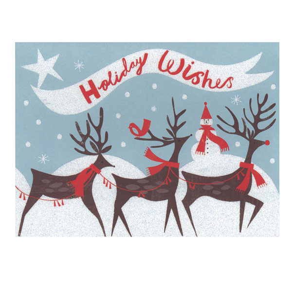 Reindeer Dash Holiday Notecards