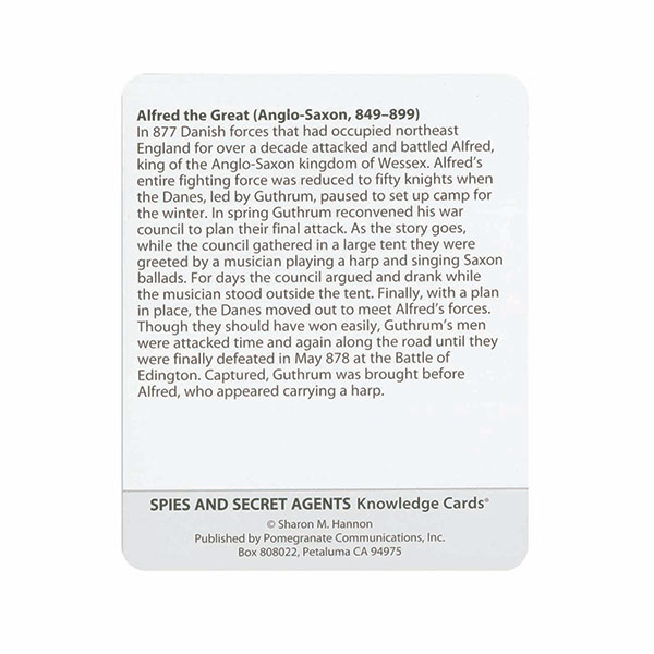 Product image for Spies And Secret Agents: A Quiz Deck
