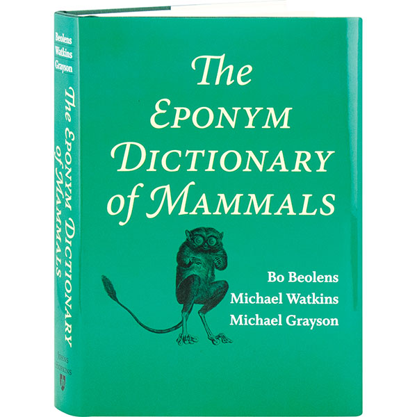 The Eponym Dictionary Of Mammals
