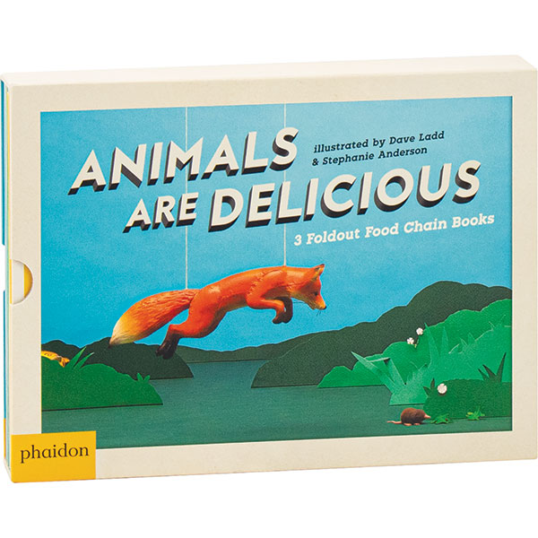 Animals Are Delicious: 3 Foldout Food Chain Books | 1 Review | 5 Stars |  Daedalus Books | D21044