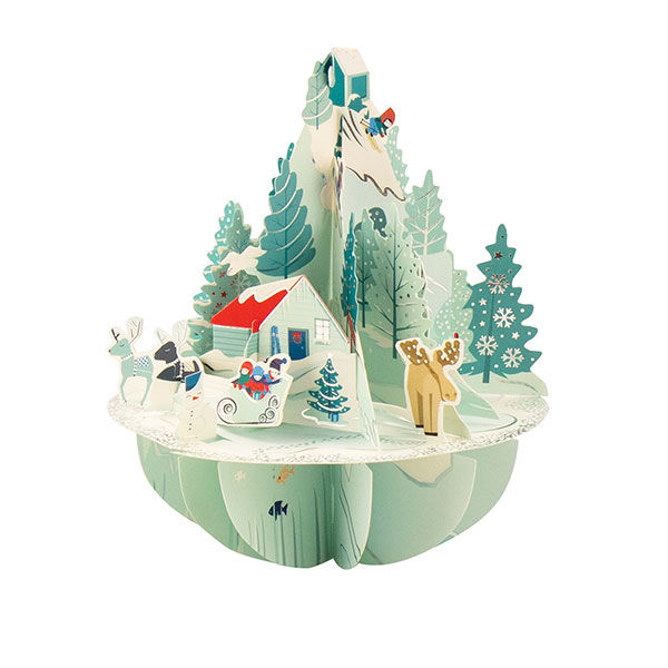 Product image for Winter Wonderland Pirouettes 3D Card