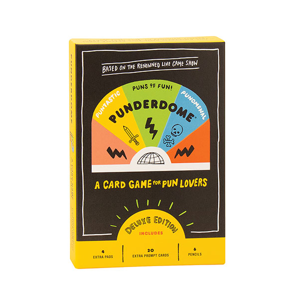 A Card Game for Pun Lovers by Fred Firestone and Jo Firestone Punderdome Punderdome Ser. 2016, Hardcover for sale online 