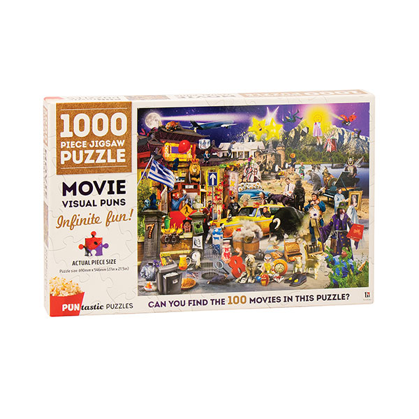 Movie Visual Puns 1000 Piece Jigsaw Puzzle