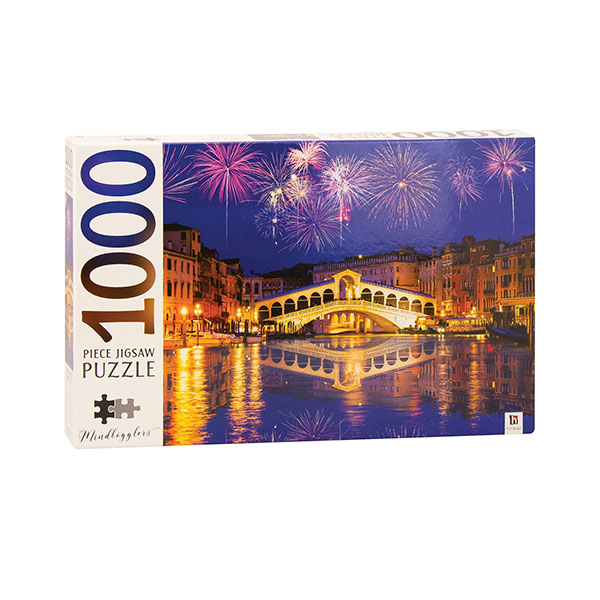 Rialto Bridge Venice Italy 1000 Piece Jigsaw Puzzle