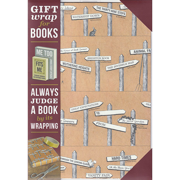Product image for Gift Wrap For Books Set Of 5
