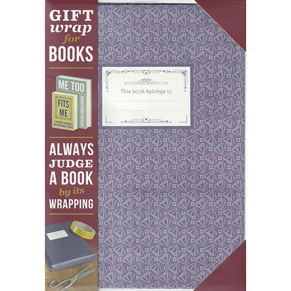 Product image for Gift Wrap For Books Set Of 5