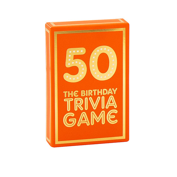 Product image for 50 — The Birthday Trivia Game