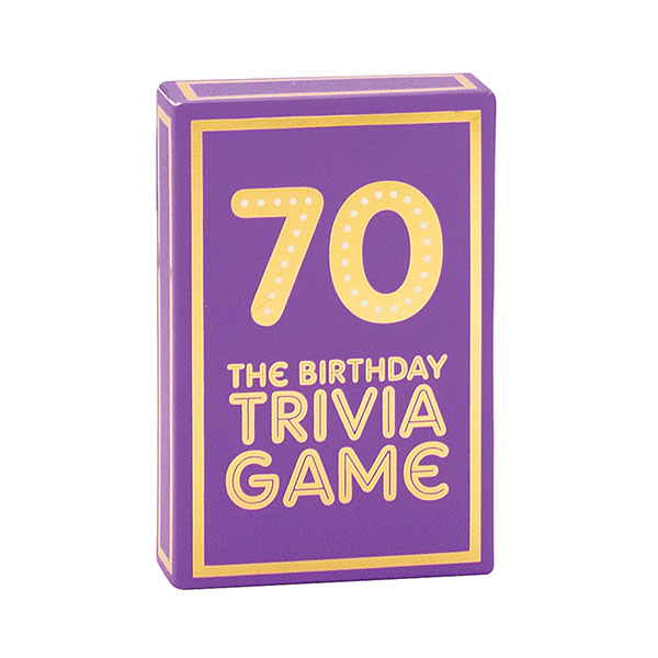 70 &#8212; The Birthday Trivia Game