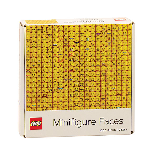Lego Minifigure Faces 1000-Piece Puzzle