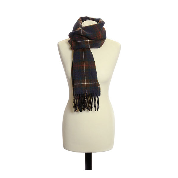 Product image for Lambs Wool Country Check Scarf