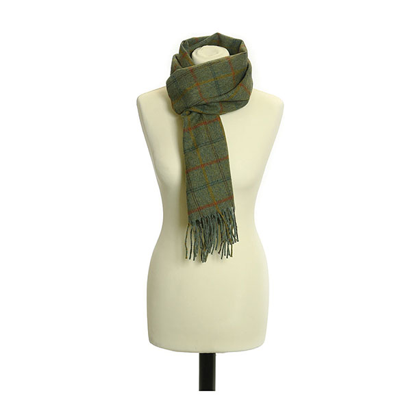 Product image for Lambs Wool Country Check Scarf
