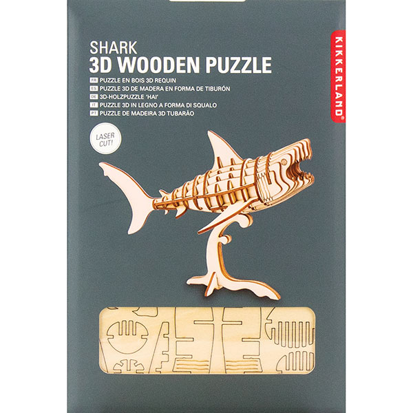 Product image for Shark: 3D Wooden Puzzle 