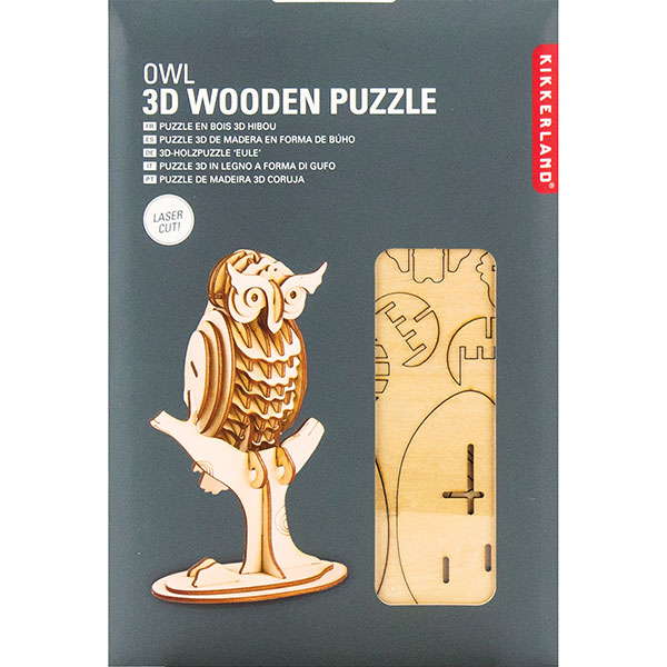 Product image for Owl: 3D Wooden Puzzle 