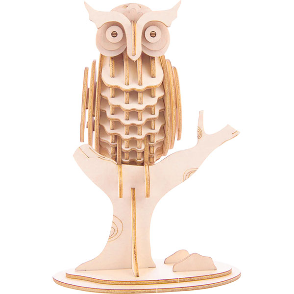 Owl: 3D Wooden Puzzle