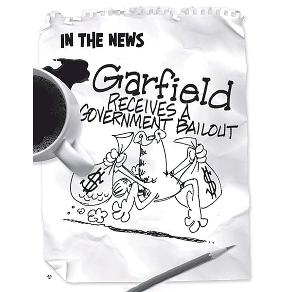 Garfield From The Trash Bin