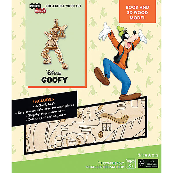 Disney Goofy Deluxe Book & Model Set