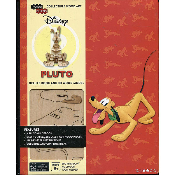 Disney Pluto Deluxe Book & Model Set