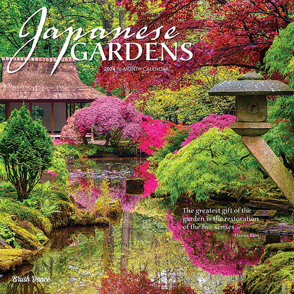 Japanese Gardens 2024 Wall Calendar