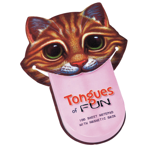 Tongues Of Fun Notepads - Cat