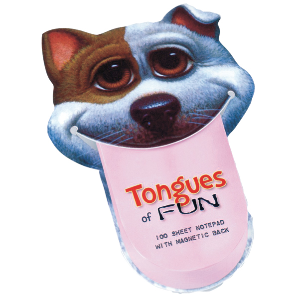 Tongues Of Fun Notepads - Dog