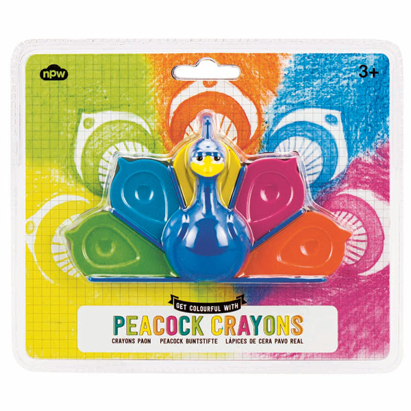 Peacock Crayons