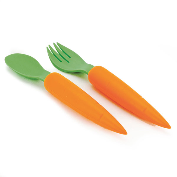 Carrot Spoon And Fork Set
