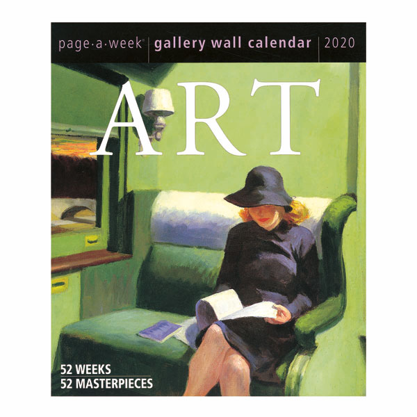 Art Page A Week 2020 Gallery Wall Calendar 52 Weeks 52 Masterpieces Daedalus Books D95020