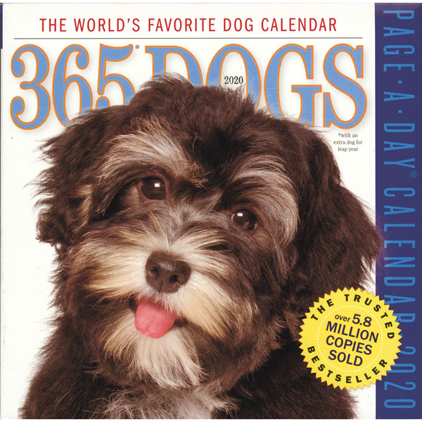 365 Dogs 2020 Page A Day Calendar The World S Favorite Dog