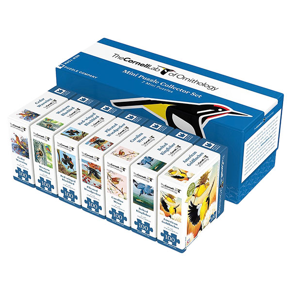Product image for The Cornell Lab Of Ornithology Mini Puzzle Collector Set