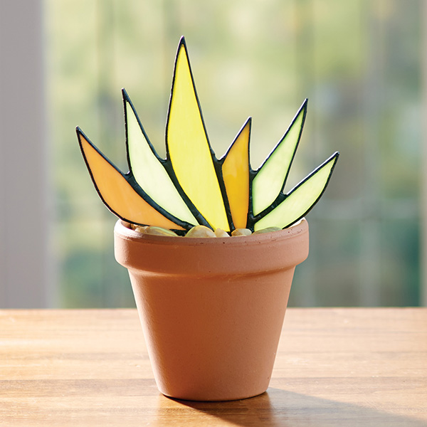 Product image for Trio of Stained Glass Succulents