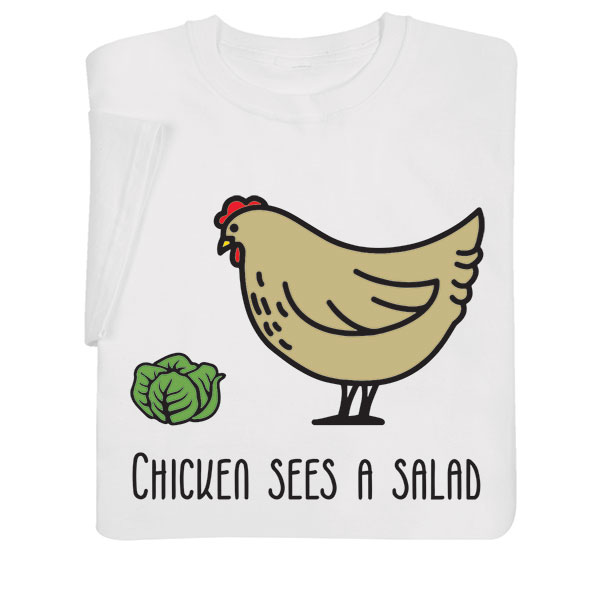 Product image for Chicken See Salad T-Shirt