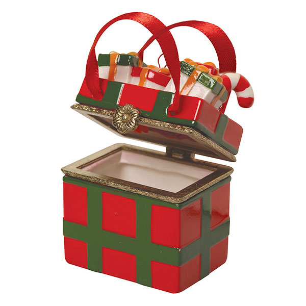 Product image for Porcelain Surprise Ornament - Plaid Gift Bag