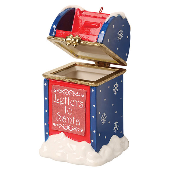 Porcelain Surprise Ornament - Letters to Santa