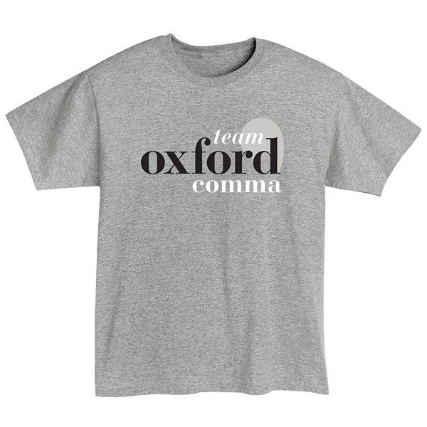 Product image for Team Oxford Comma T-Shirt