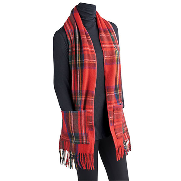 Product image for Tartan Wool Pocket Scarf