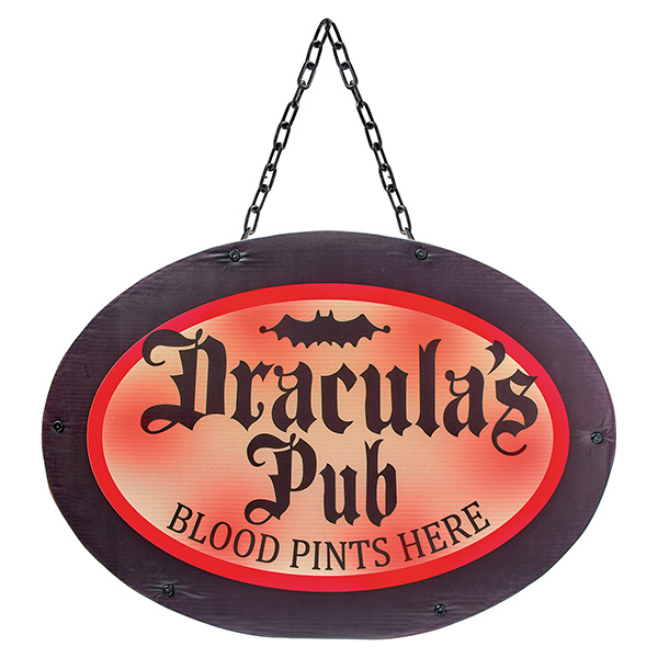 Dracula's Pub Light-Up Sign