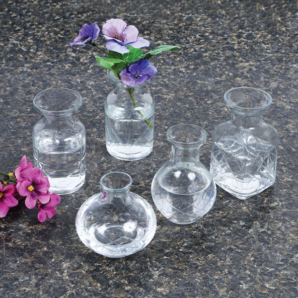 Product image for Quintet Petit Clear Glass Vases