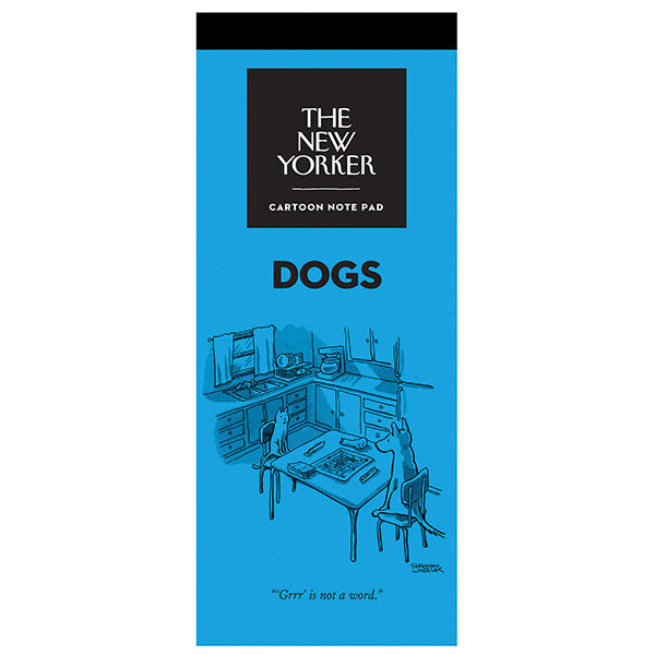 Product image for The New Yorker Cartoon Notepad: Dogs
