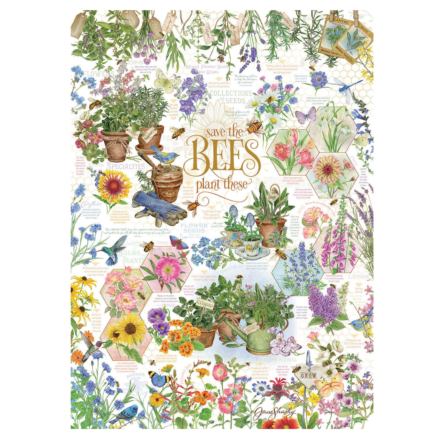 Save The Bees Plant These Jigsaw Puzzle