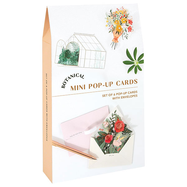 Botanical Mini Pop Up Card Set