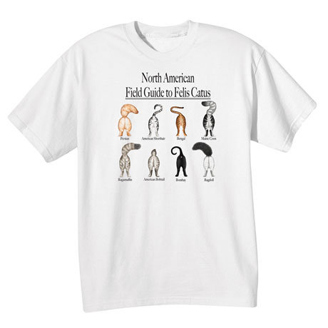 North American Field Guide To Felis Catus T-Shirt
