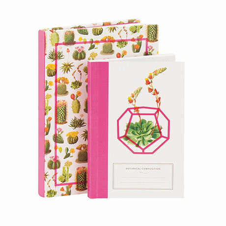Cacti & Succulents Botanical Journal Set